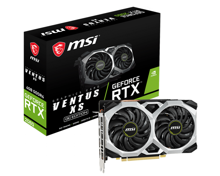 VGA MSI RTX 2060 VENTUS XS 6G OC _919KT